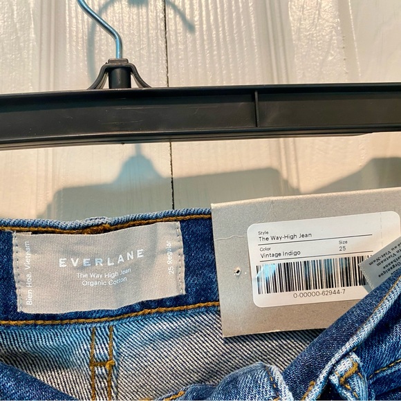 NWT Everlane Way High Jean Vintage Indigo 25 - Picture 6 of 7